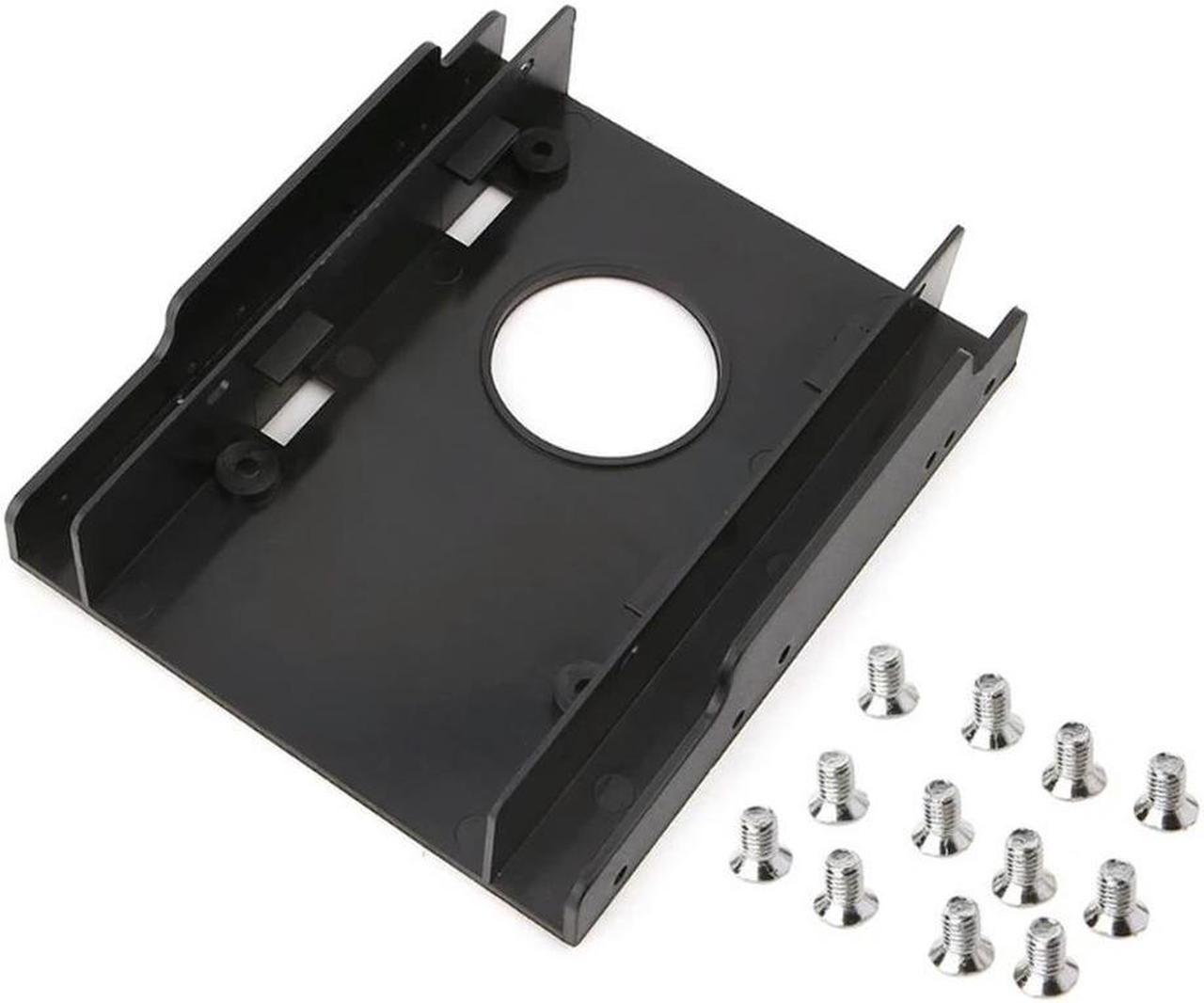 FOR 2.5 to 3.5 Hard Drive Adapter HDD SSD Converter Mounting Bracket Plastic Holder Storage Bar