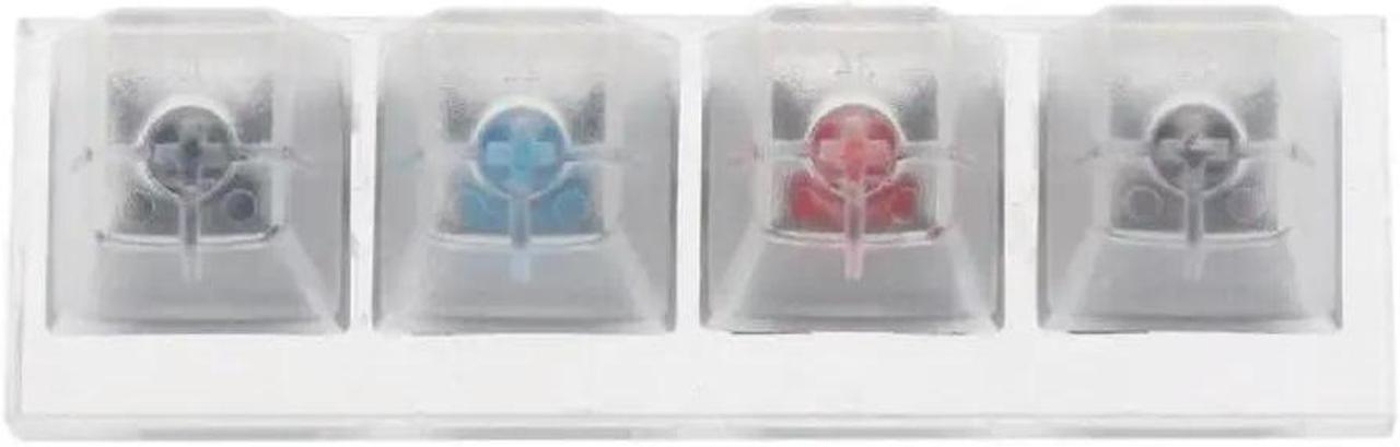 FOR For MX Switch Acrylic Mechanical Keyboards Switch 4 Translucent Clear Sampler Tester Kit Stress Relief