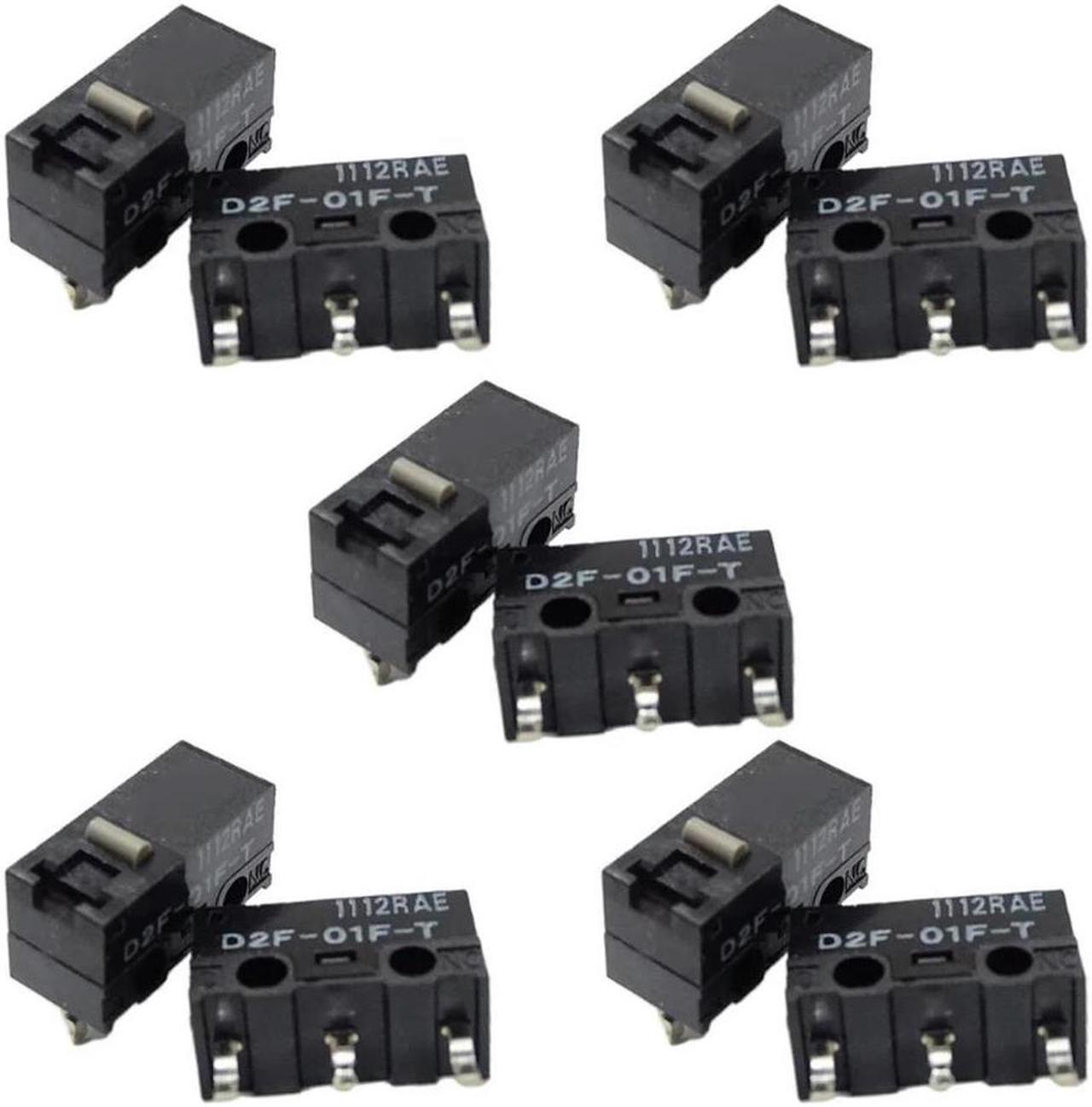 FOR Mouse Microswitch D2F-01F-T Limit Switches 10Million Clicks 0.75N Japan Gray Dot 2PCS/10PCS