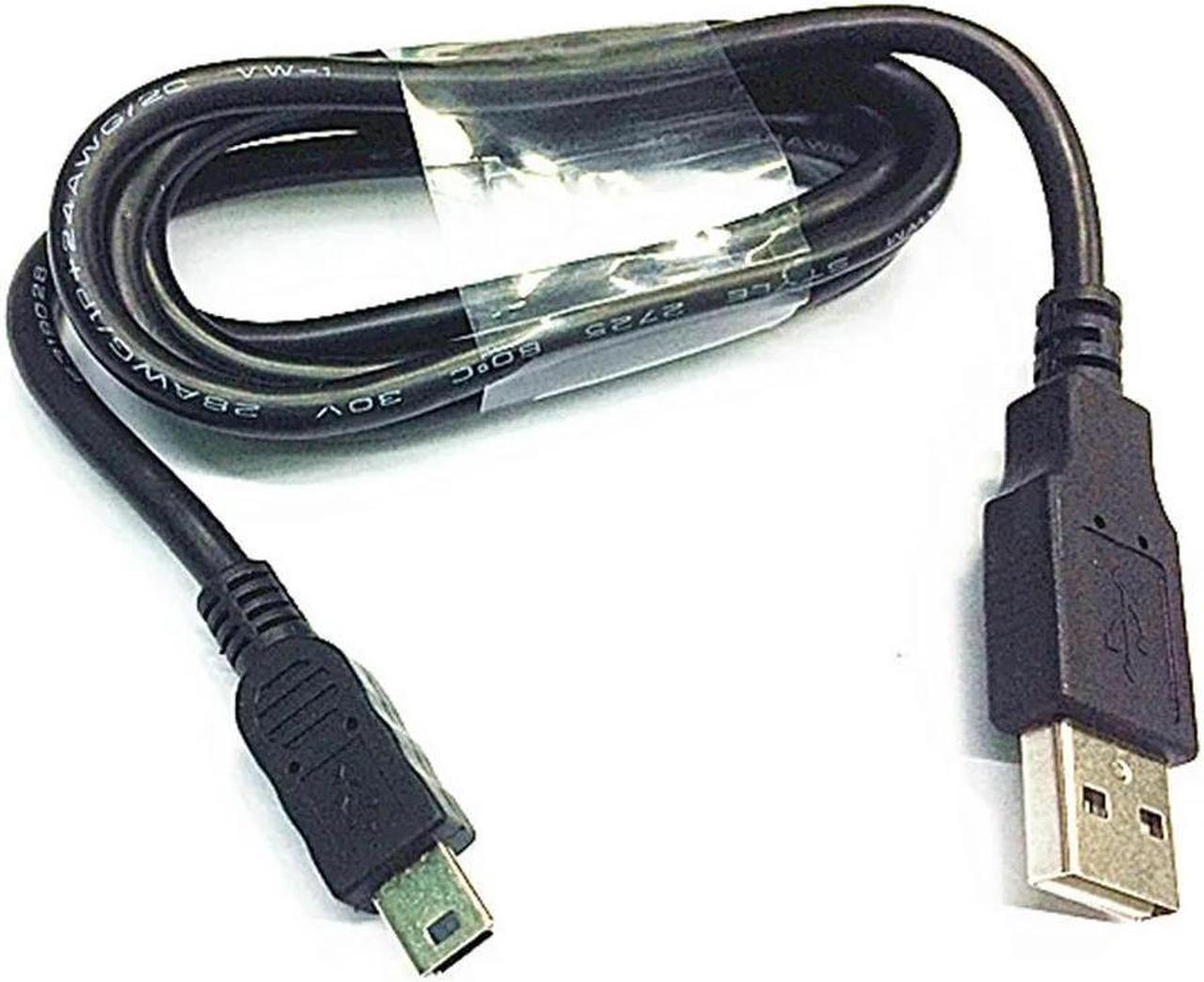 FOR mini USB PC/DC Power +Data SYNC Cable Cord FOR Media Player