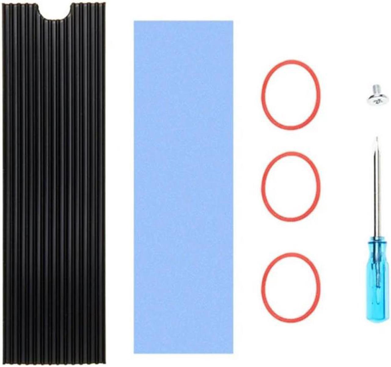 FOR Aluminum M.2 Heatsink M.2 2280 NVMe SSD Heat Sink with Silicone Pad Cooling Vest Plate M.2 Heat Sink Cooling Pad