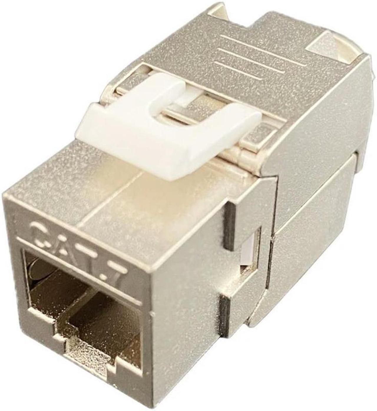 FOR RJ45 to Module Zinc Alloy Shielded Module Cat6 Cat6A Cat7 Network Adapter