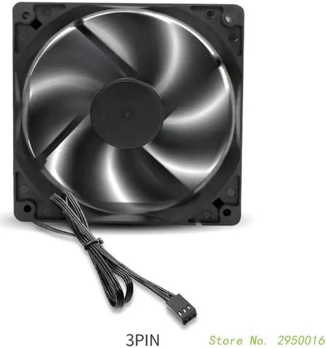 FOR Computer PC Chassis Fan 12cm 120mm 12025 Silent Control Computer Cooling Fans 12V Large 4Pin 3Pin Cooler