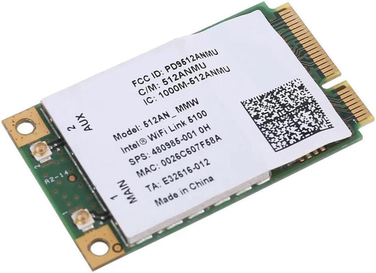 FOR WiFi Link 5100 AGN 300M Card 2.4G + 5G Dual Band Mini PCI-E Interface Web Card for CQ40 CQ45 6520S 6530S 8730W