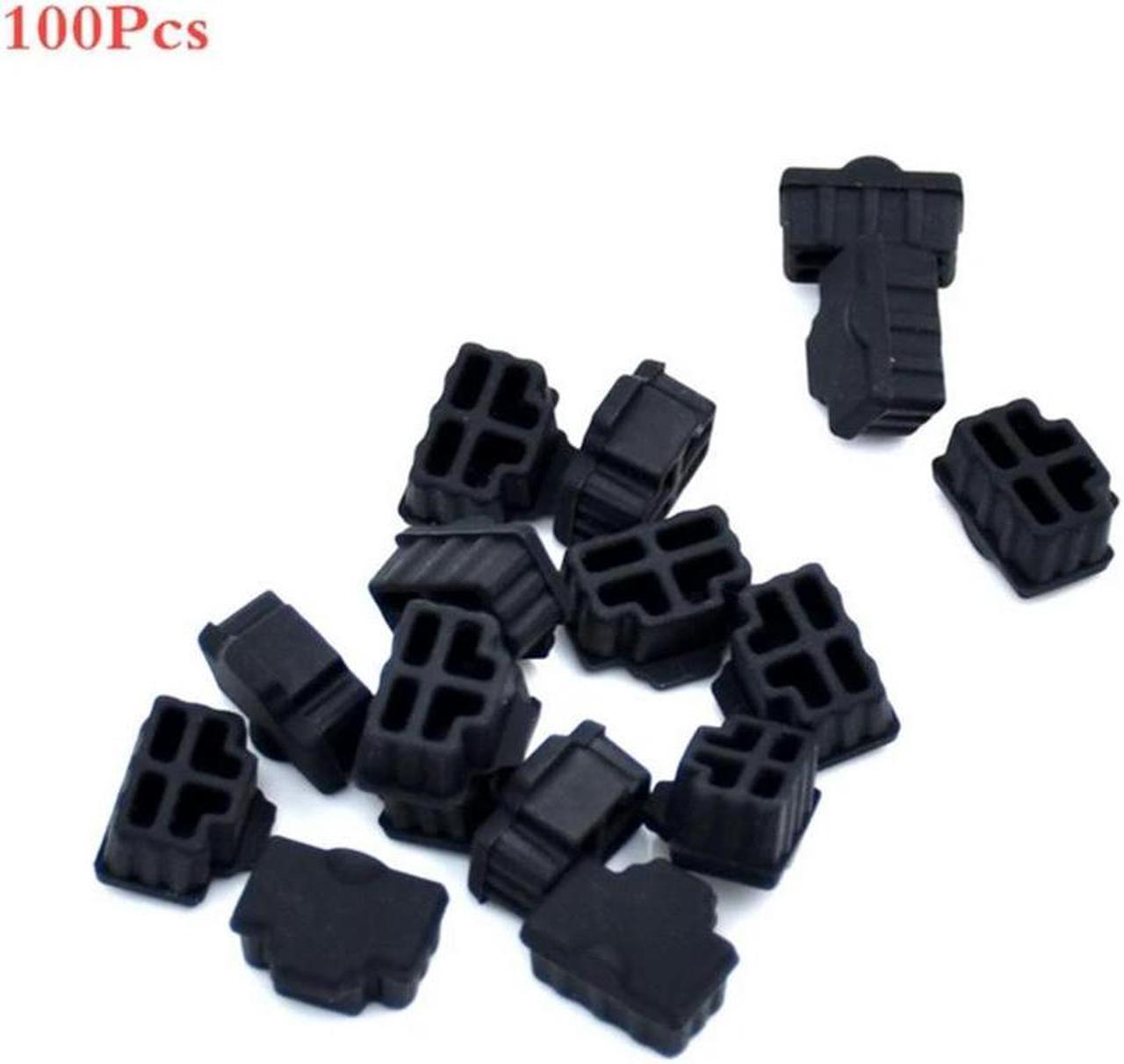 FOR 100pcs/lot Ethernet Hub Port RJ45 Anti Dust Cover Cap Protector Plug RJ45 Dust Plug For Laptop Computer Router RJ45 Connector