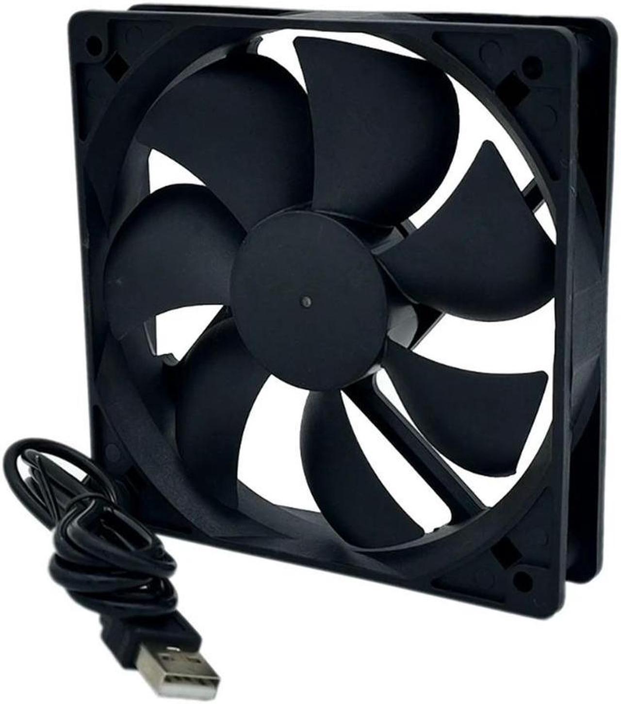 FOR 120x120x25mm Fan 12025 5V DC Brushless Computer Cooling Fan 2200RPM USB 2 Dual Ball Bearing PC Computer Case Cooler