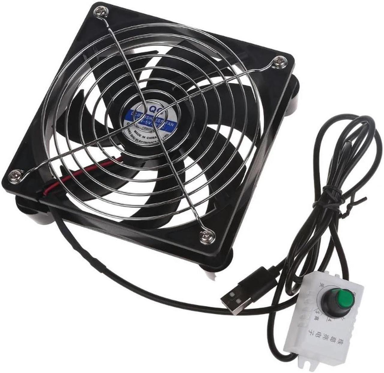 FOR USB Cooling Fan Adjustable Speed and Detachable Net Cover for USB Routers Cooler