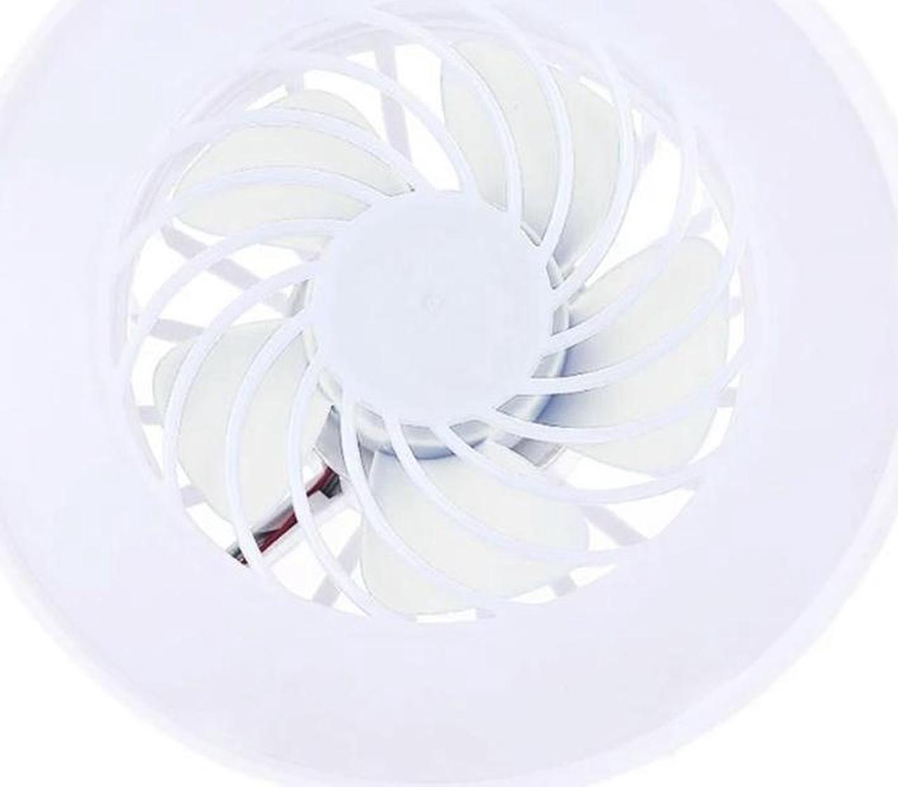 FOR E27 Ceiling Fan with LED Lamp Multifunctional Home Office Night Market Fan 2-in-1 Fan Easy Installation