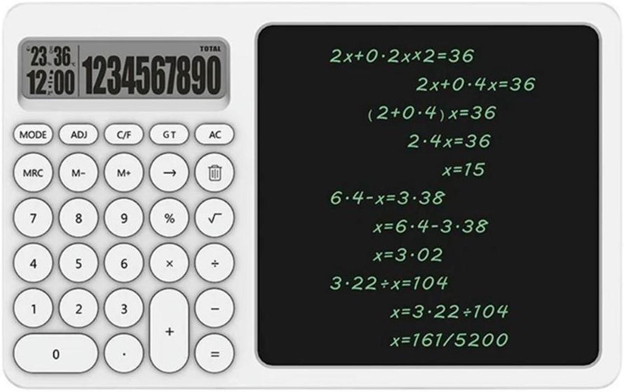 FOR Office Calculator with LCD Writing Tablet Multi functional Durable ABS Material