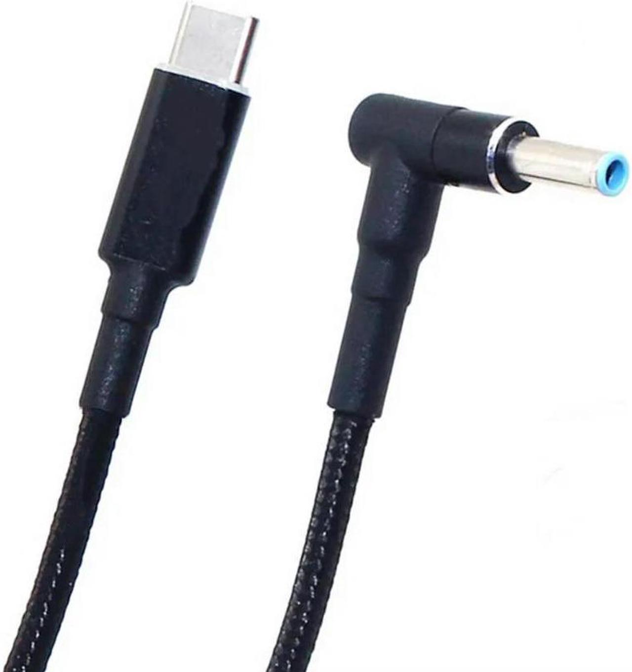 FOR 10PCS LOT fast cable Type-C USB C PD male to DC 4.5x3.0mm for EliteBook Folio 1040 G1 book Adapter Cable