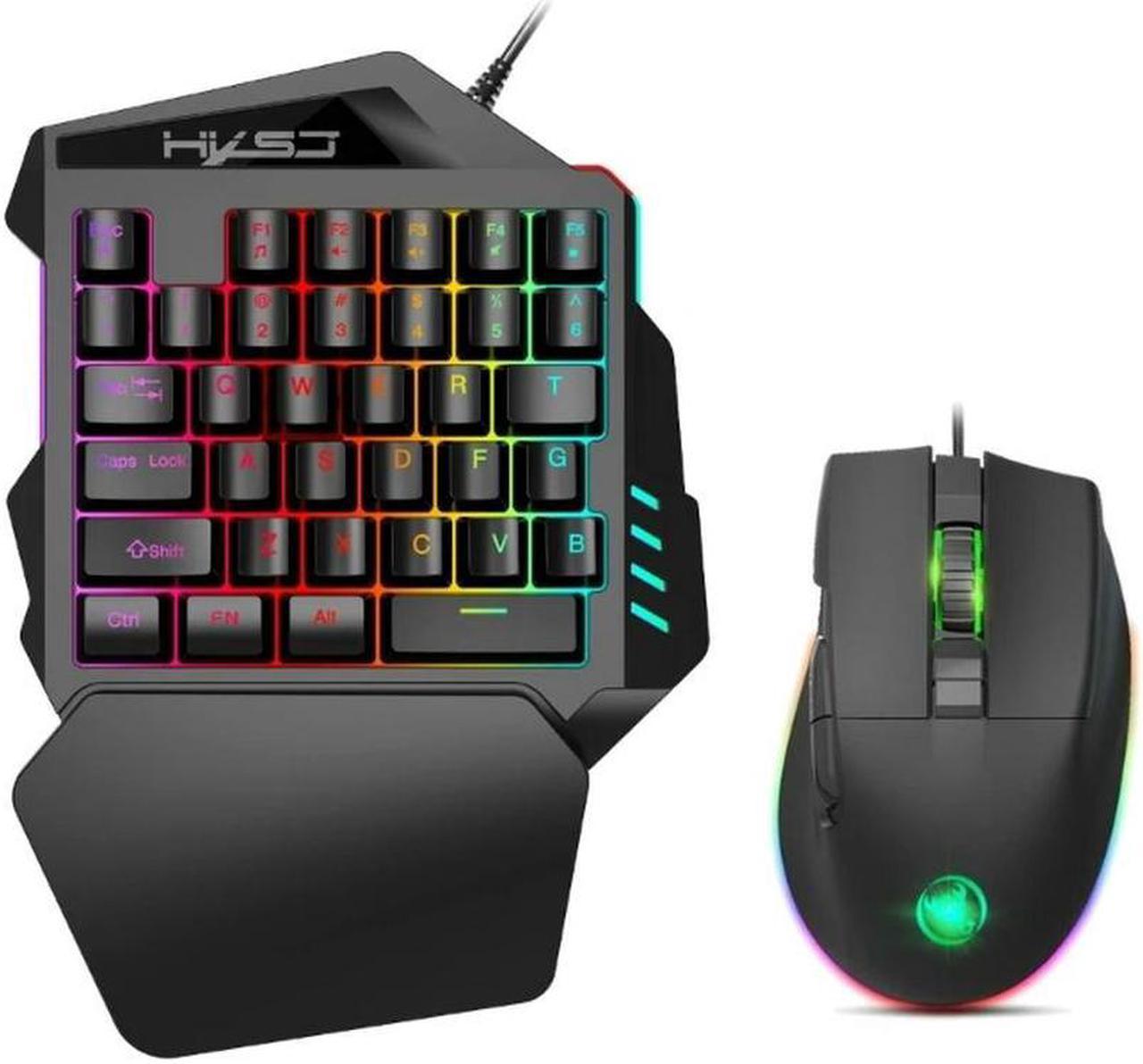 FOR 1 Luminous Gaming Keyboard Mouse for WIN Games Single