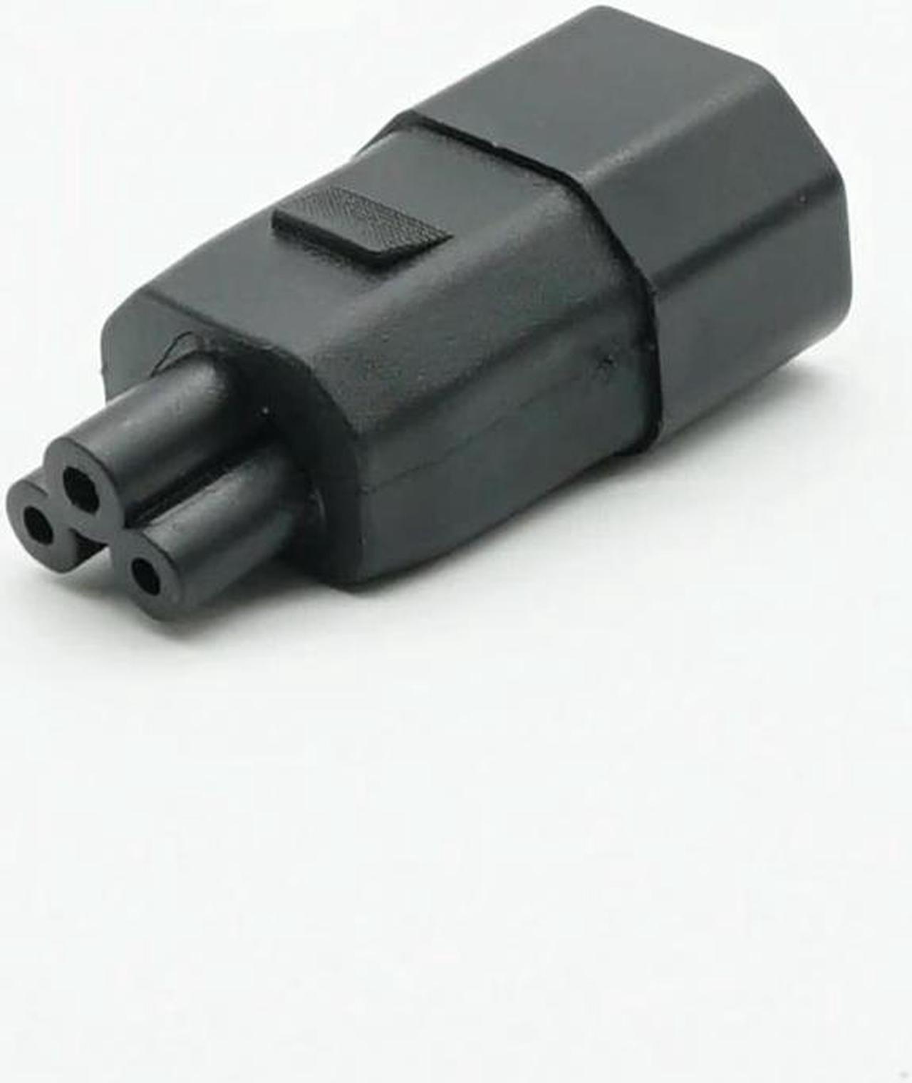 FOR IEC 320 C14 male to IEC C5 AC adapter C14 to C5 Adapter AC Power Plug Adapter