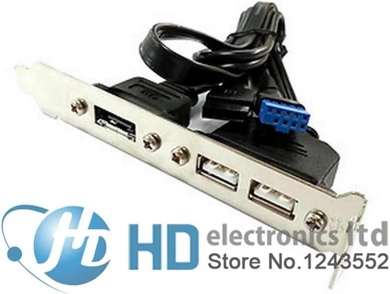 FOR 2 Port Motherboard USB 2.0 Header Bracket Extension Adapter Cable &1 Port Motherboard ESATA Header Bracket