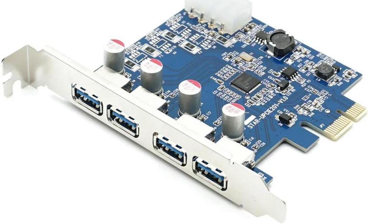 FOR 4 Port USB 3.0 PCI Express Card PCIe USB 3.0 Host Controller 4 x USB3.0 with VLI Controler NED720201 5GBPS