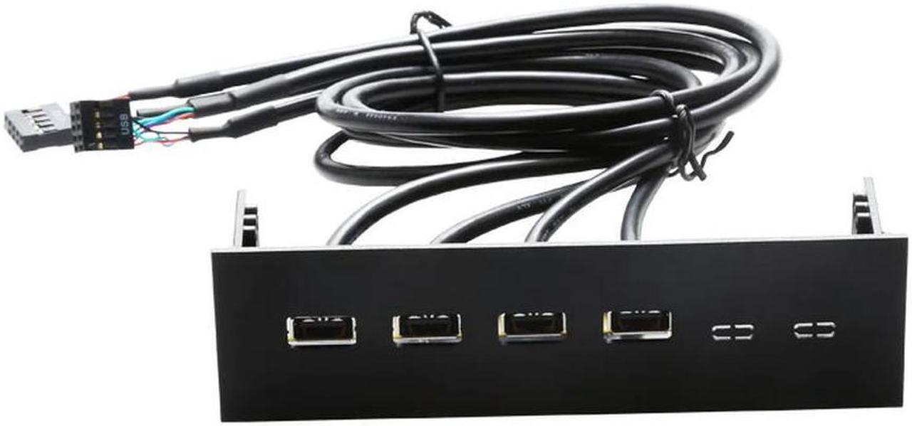 FOR PC computer front panel with 4 ports USB2.0 ports 60cm USB cable 5.25 front bay