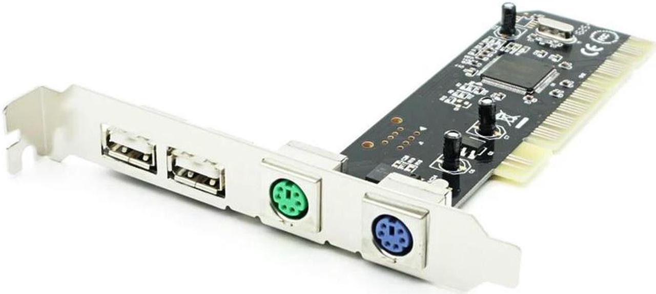 FOR PCI 32bit to 2xUSB 2.0+2xPPSS2 PS//2 Port For PC Keyboard Mouse Combo Adapter Card