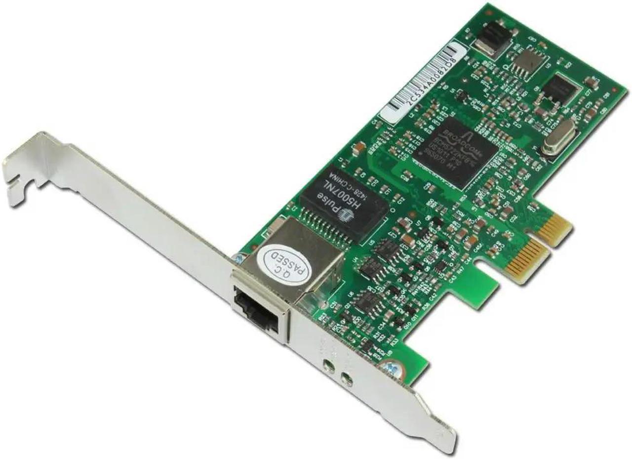 FOR WY5722T1 PCI-E X1 Ethernet Network Card 10/100/1000Mbps Wired Ethernet LAN Card Server ISCS For BCM5722