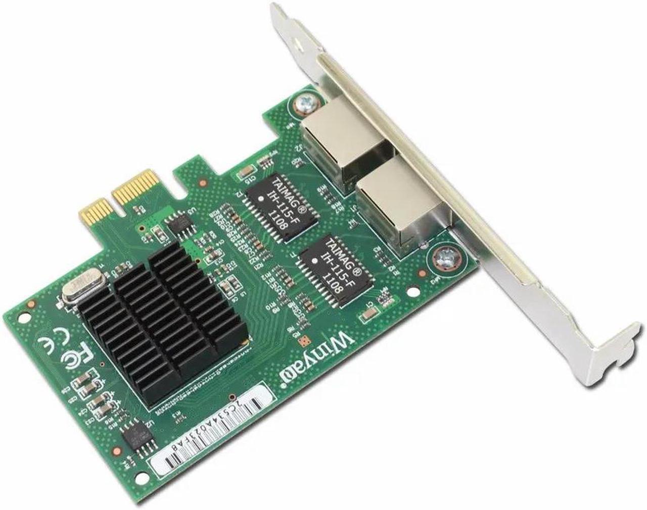 FOR Dual Port Ethernet Adapter Network Card With bcm5715 set