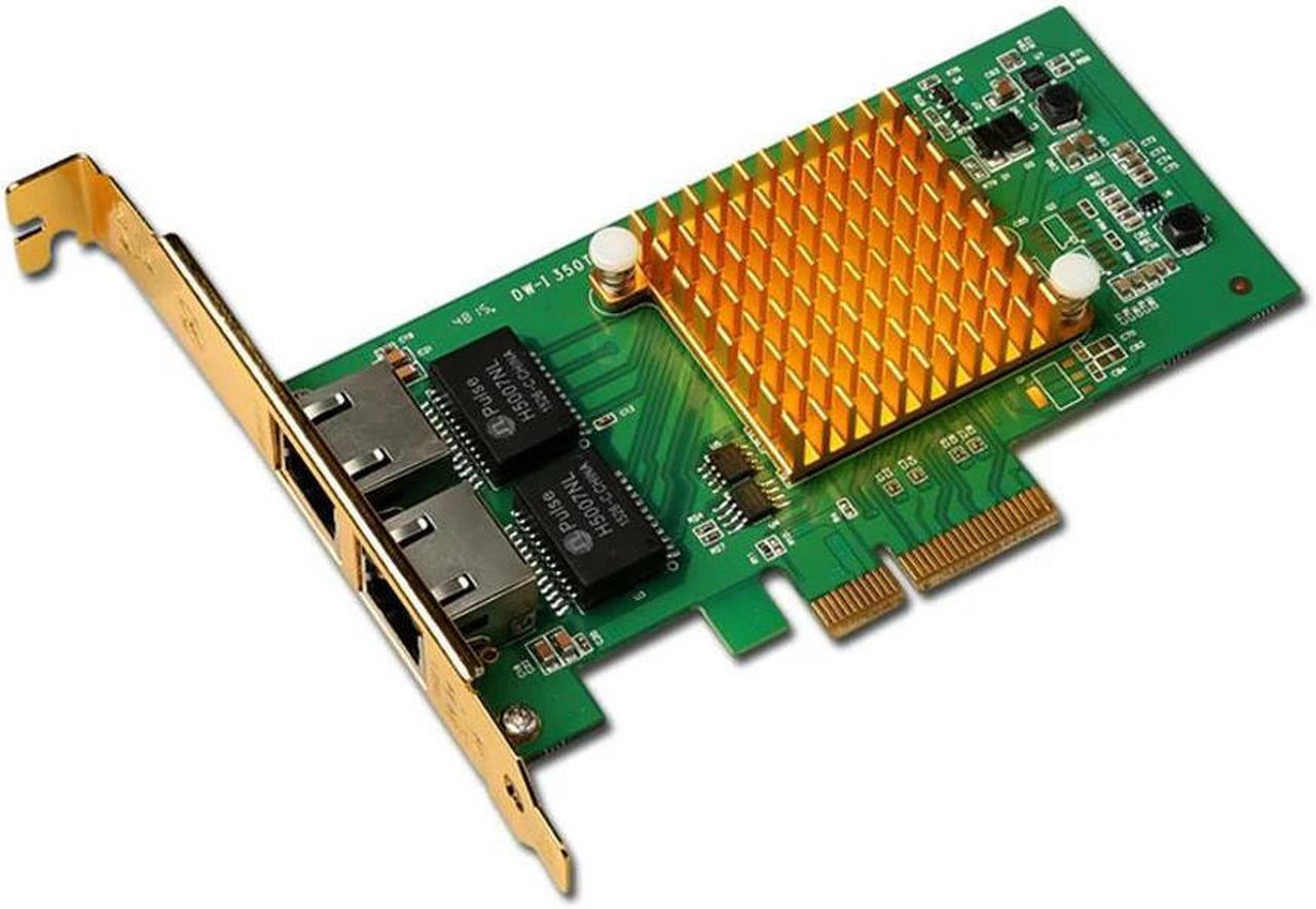 FOR I350 - T2 Network Card PCI - E 2 Ports Ethernet Server Nic Original InteI350T2