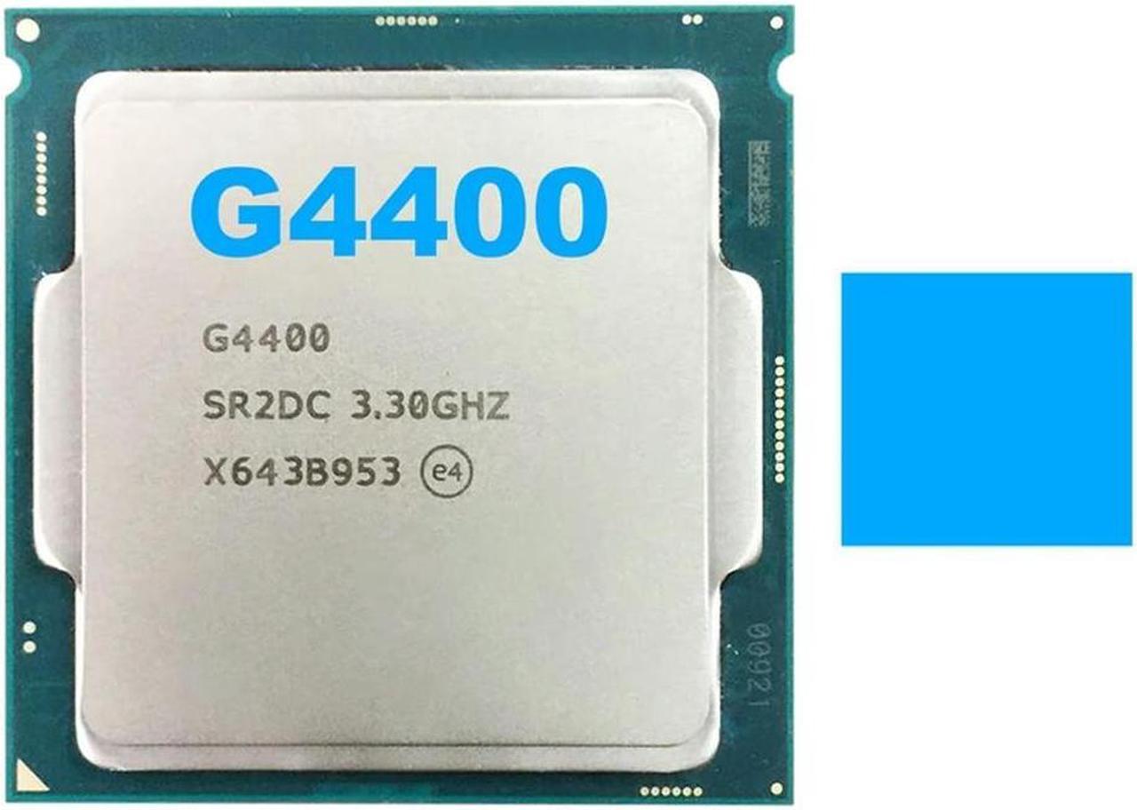 FOR G4400 CPU+Thermal Pad LGA1151 Dual Processor 3.3Ghz 3MB For B250 B250C BTC Mining Motherboard For G4400