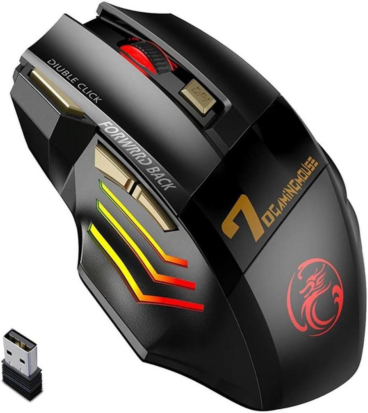 FOR Gamer Mouse For Computer 2.4G Rechargeable Gaming Mouse USB Mouse Silent Ergonomic Mice