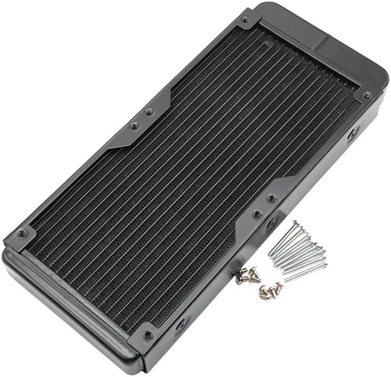 FOR Water Cooling Aluminum Radiator 18 Pipe 240Mm Heat Sink Threaded Port For Computer CPU Water Cool System