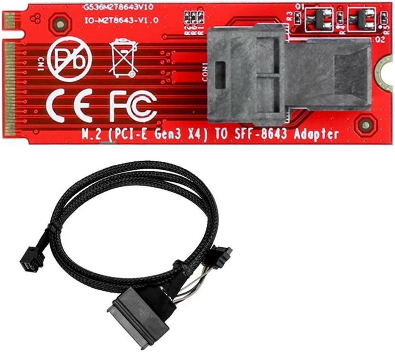 FOR M.2 Pcie 4.0 Gen4 X4 To SFF-8643 Adapter Card For Nvme Memory U.2 SSD The Speed Can Arrive More Than 7000MB/S