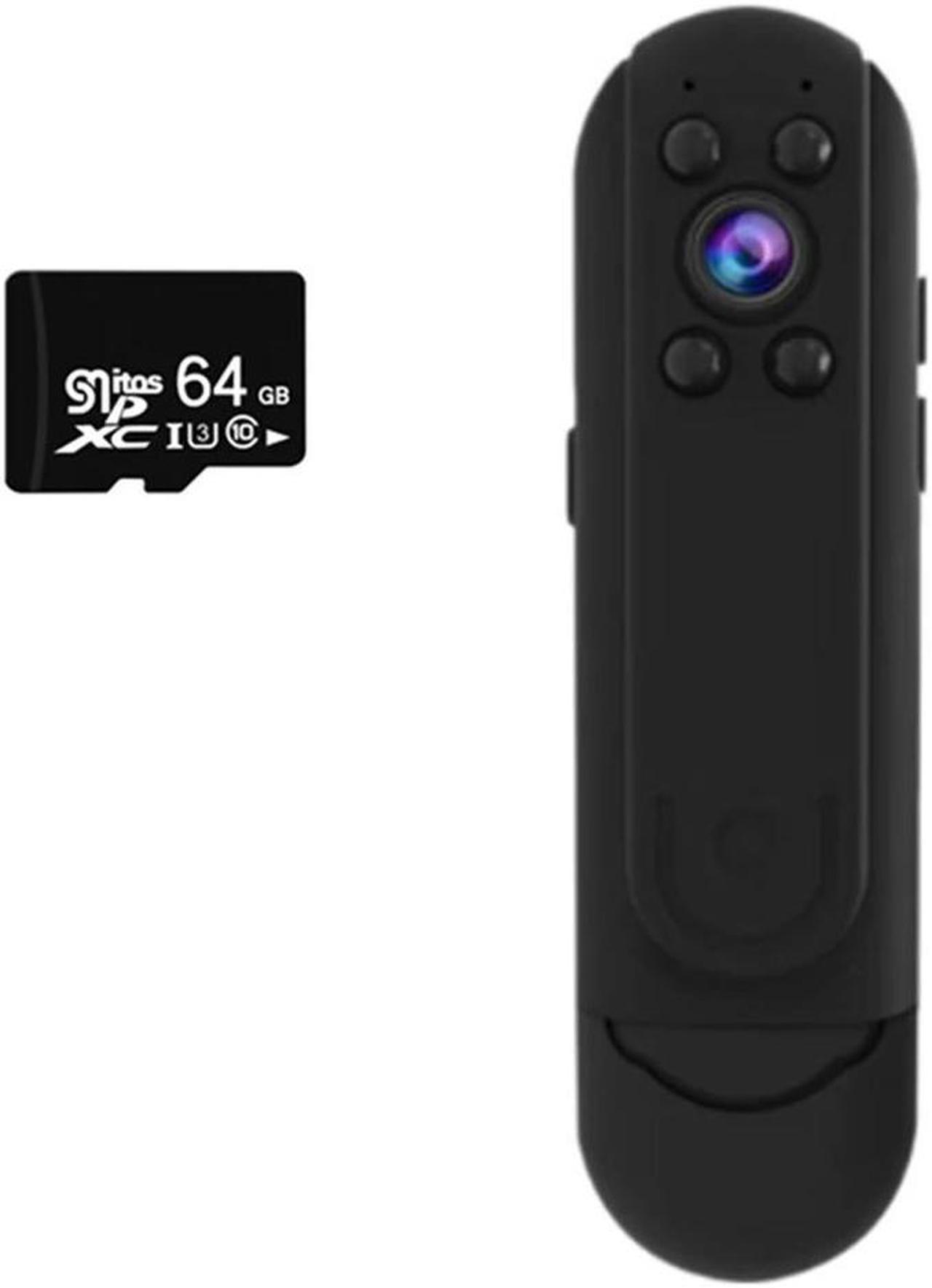 FOR 1Set HD Digital 1080P Wide Angle Body Cam Motion Detection Snapshot Logger With 64G Memory Card