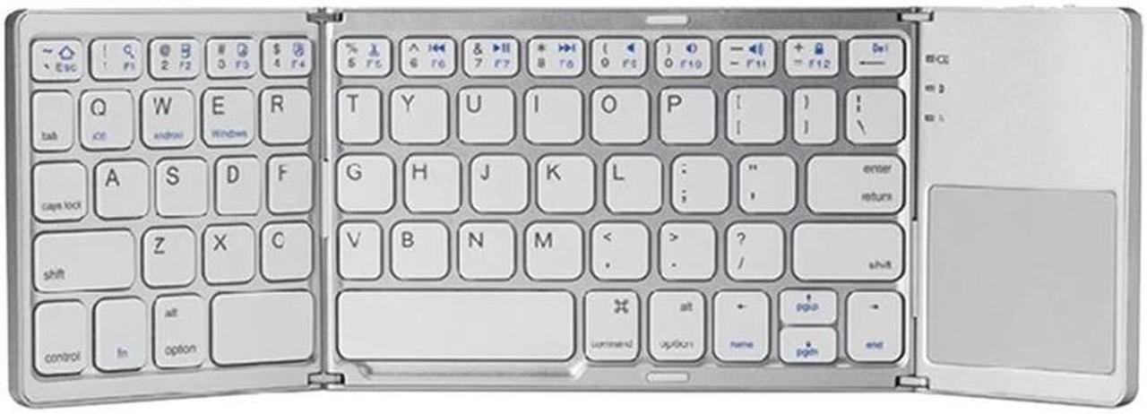 FOR Portable Mini Three Folding Keyboard Foldable Keypad For Ws Tablet