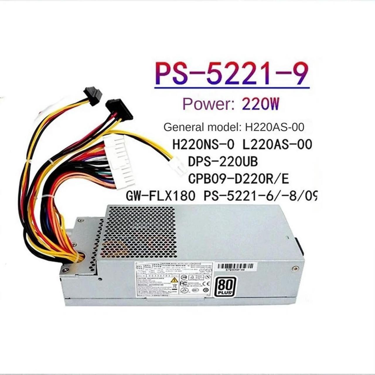 FOR 220W PSU ITX Chassis Power Supply For PE-5221-08 AF PS-5221-9 L220AS-00 H220AS-00 H220NS-01 115V-230V/50Hz-60Hz