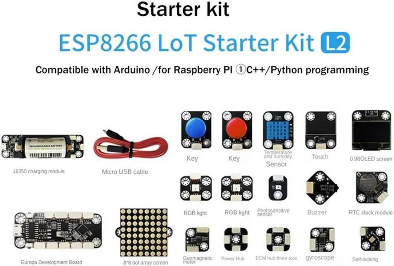 FOR 8266 Wifi Module Development Board Lot Starter Kit Compatible With Pi C++ P ramming