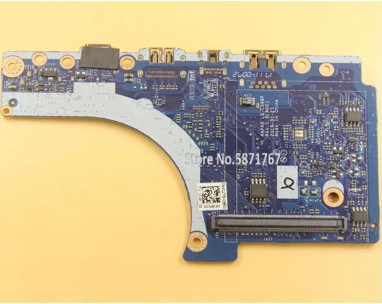 Main image of FOR 15 7510 USB Mini DP HD Ports Board CJT78 0CJT78 LS-C548P