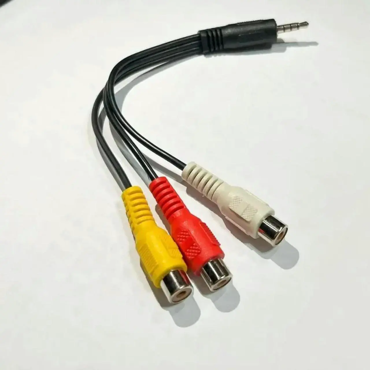Main image of FOR 3RCA female 3.5mm male Jack Plug Male to 3 RCA Adapter Cable connector extension 3.5 to 3 RCA female Audio Video AV Wire Cord