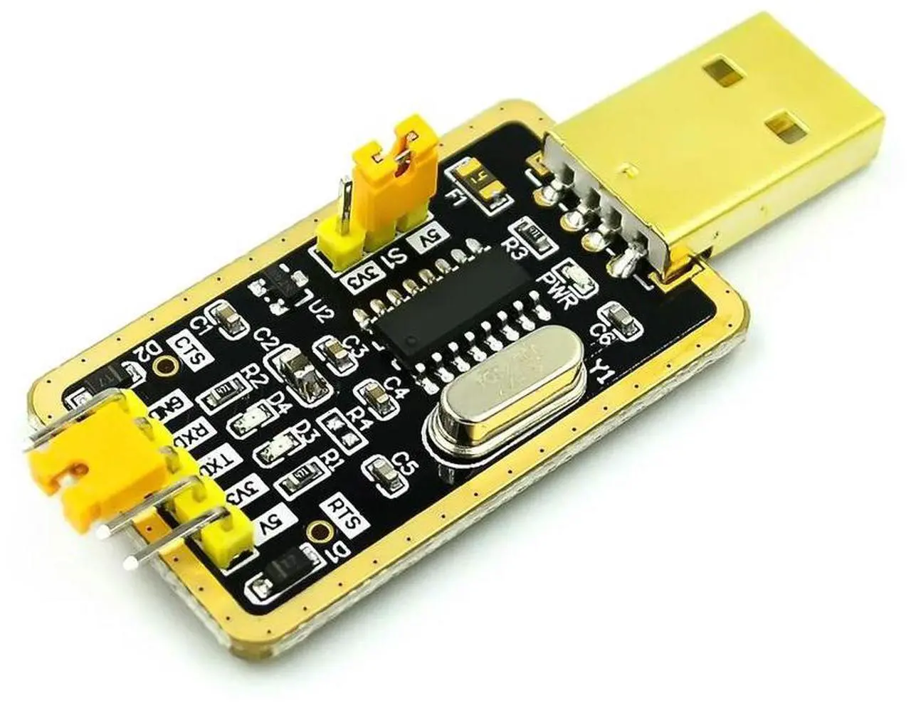 Main image of FOR CH340 Module Instead of PL2303 CH340G RS232 to TTL Module Upgrade USB to Serial Port In Nine Brush Plate for Diy Kit