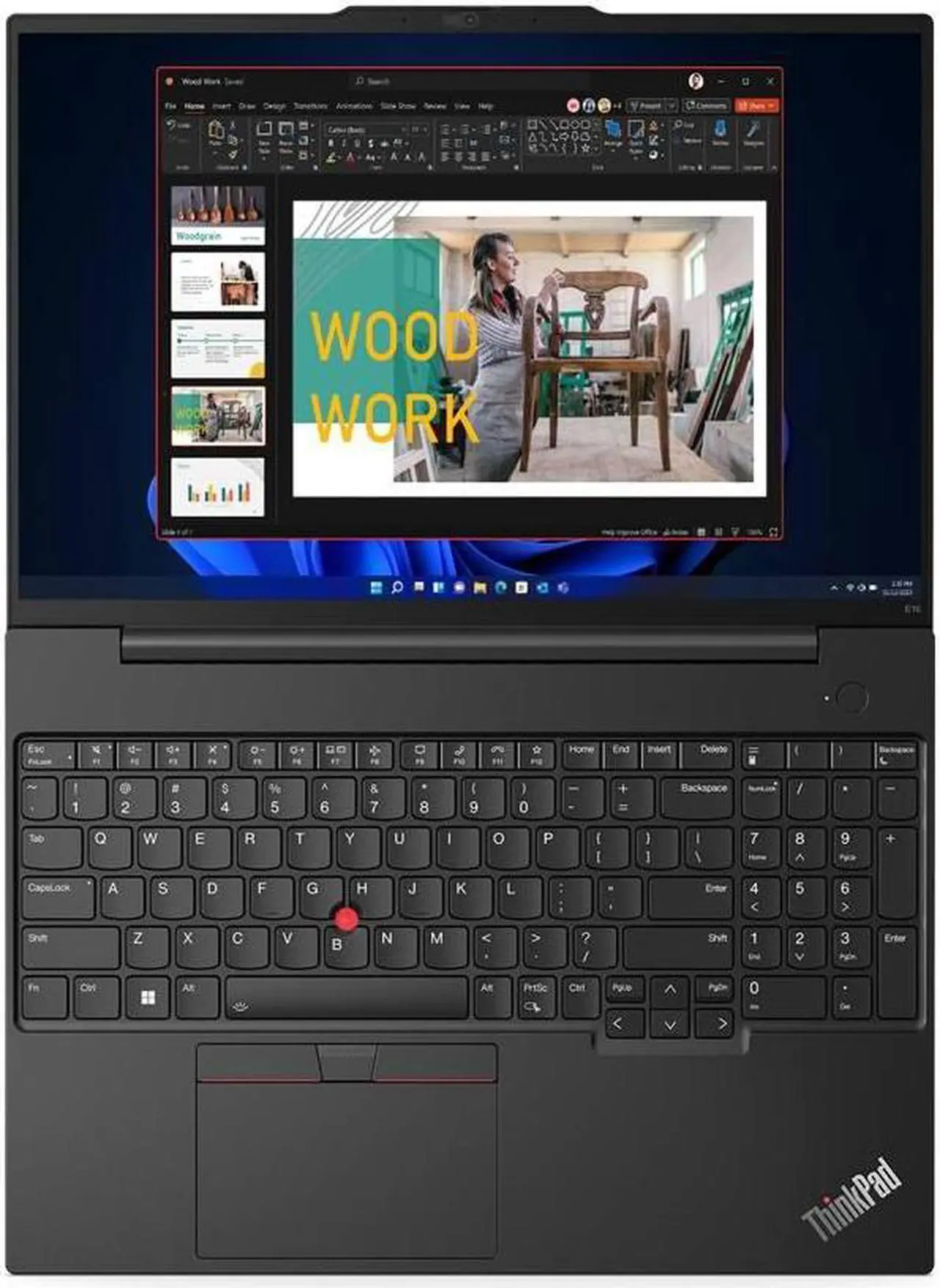 Alt view image 6 of 6 - Lenovo ThinkPad E16 Gen1, WUXGA IPS 16", Intel Core i7-1355U, 16GB RAM, 512GB Nvme SSD, Windows 11 Pro
