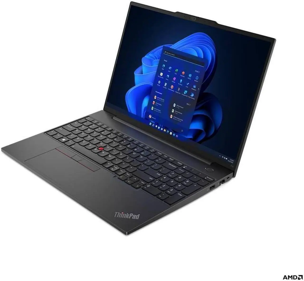 Alt view image 2 of 6 - Lenovo ThinkPad E16 Gen1, WUXGA IPS 16", AMD Ryzen 7-7730U, 16GB RAM, 512GB Nvme SSD, Windows 11 Pro