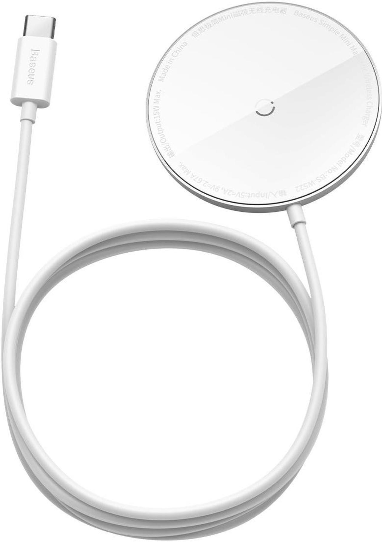 Baseus Magnetic Wireless Charger for iPhone12 White