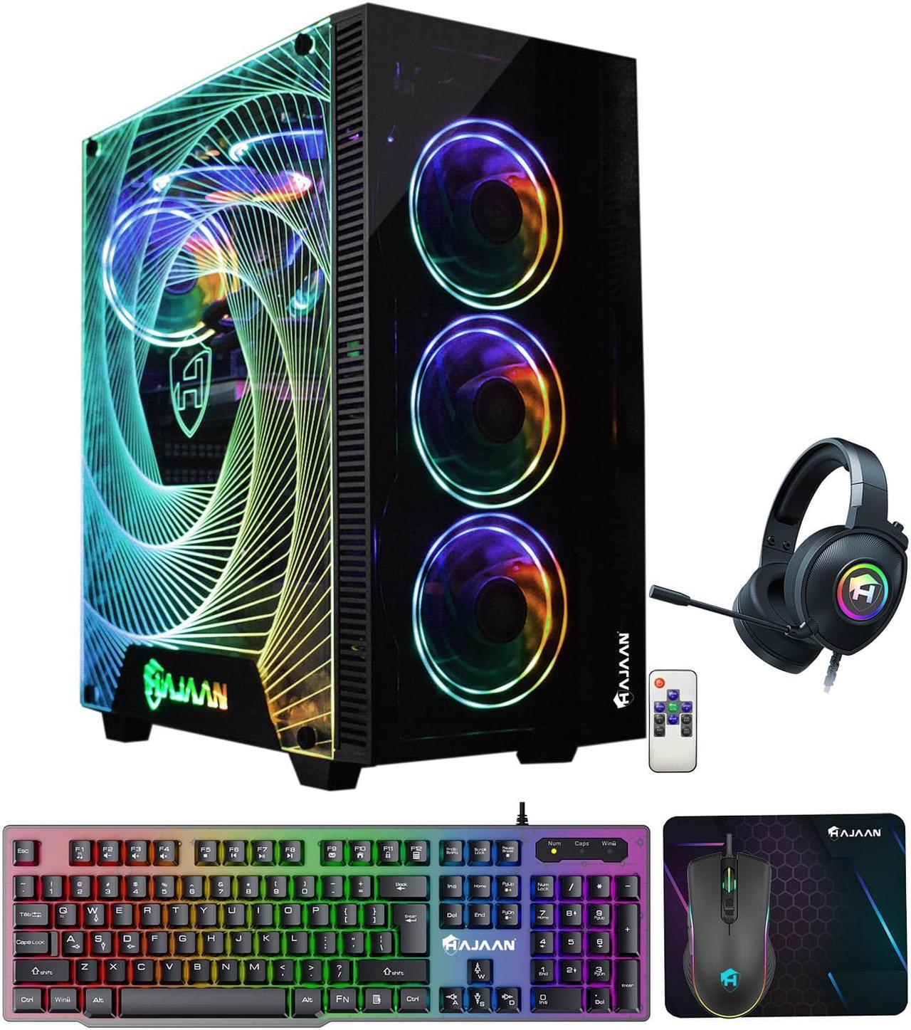 HAJAAN CYCLONIA Gaming Tower PC - Liquid Cooled - Intel Core i5 12400F - GeForce RTX 3060 12GB GDDR6 - 32GB DDR4 - 2TB SSD - Wi-Fi Ready - Windows 11 Pro