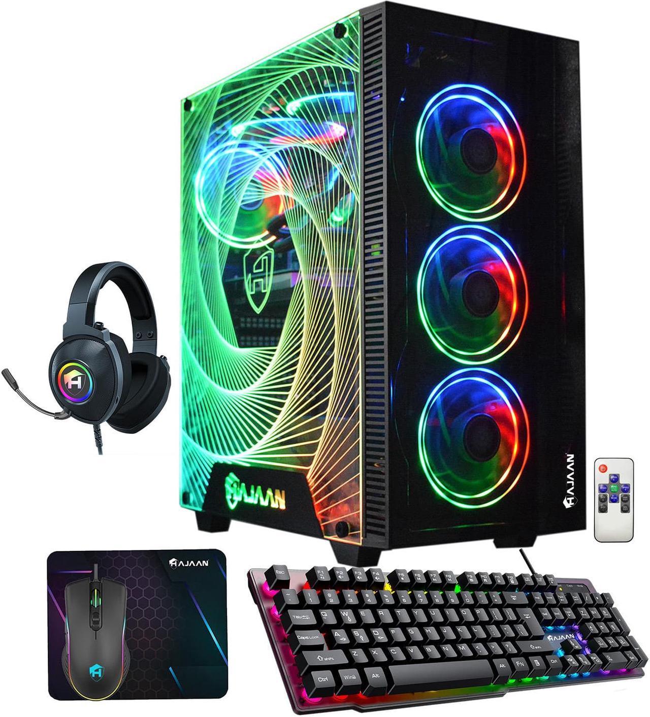 HAJAAN Gaming Desktop Computer PC | Liquid Cooled | Intel Core i9 10850K Upto 5.2GHz | 16GB DDR4 RAM | 512GB Solid State Storage (SSD) | GeForce RTX 3070 8GB GDDR6 | Windows 11 Pro