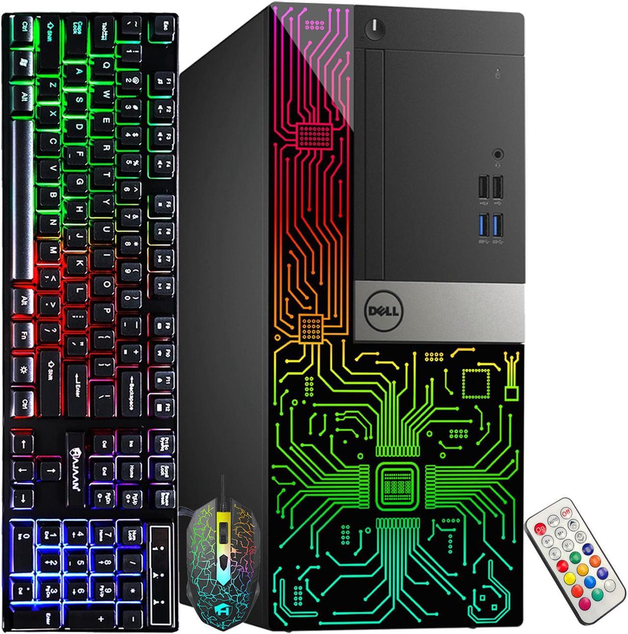 Dell OptiPlex Gaming Desktop Computer PC | Intel i5 Quad-Core Processor | 16GB RAM | 1TB SSD | NVIDIA GeForce GTX 1050 Ti 4 GB GDDR5 | Windows 10 | Wi-Fi