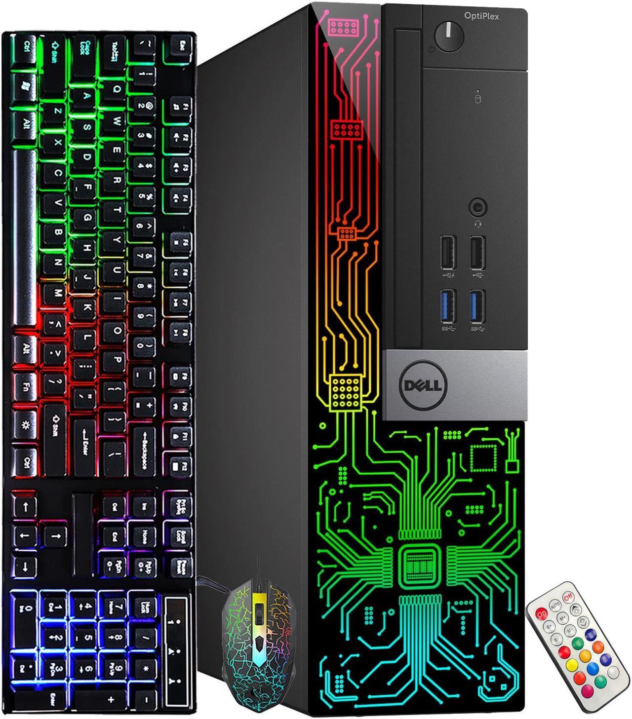 Dell OptiPlex 5060 RGB Desktop Computer - GT 730 2GB | Intel i5-8500 Six Core (4.1GHz Turbo) | 32GB DDR4 RAM | 1TB SSD | WiFi + Bluetooth | Windows 11 Pro