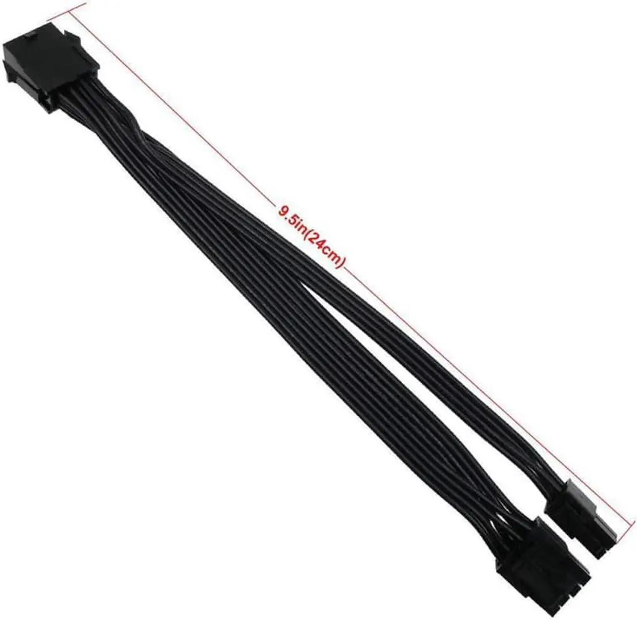 Alt view image 3 of 4 - CPU 8 Pin Female to CPU 8 Pin ATX 4 Pin Male Power Supply Converter Adapter Extension Cable for Motherboard 9.5-inch(24cm)