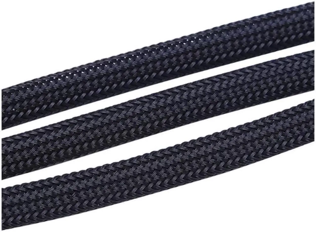Alt view image 6 of 7 - 10pcs/lot 1 To 3 Way Splitter Sleeved Wire 4-Pin PWM Fan Connector Extension Cable