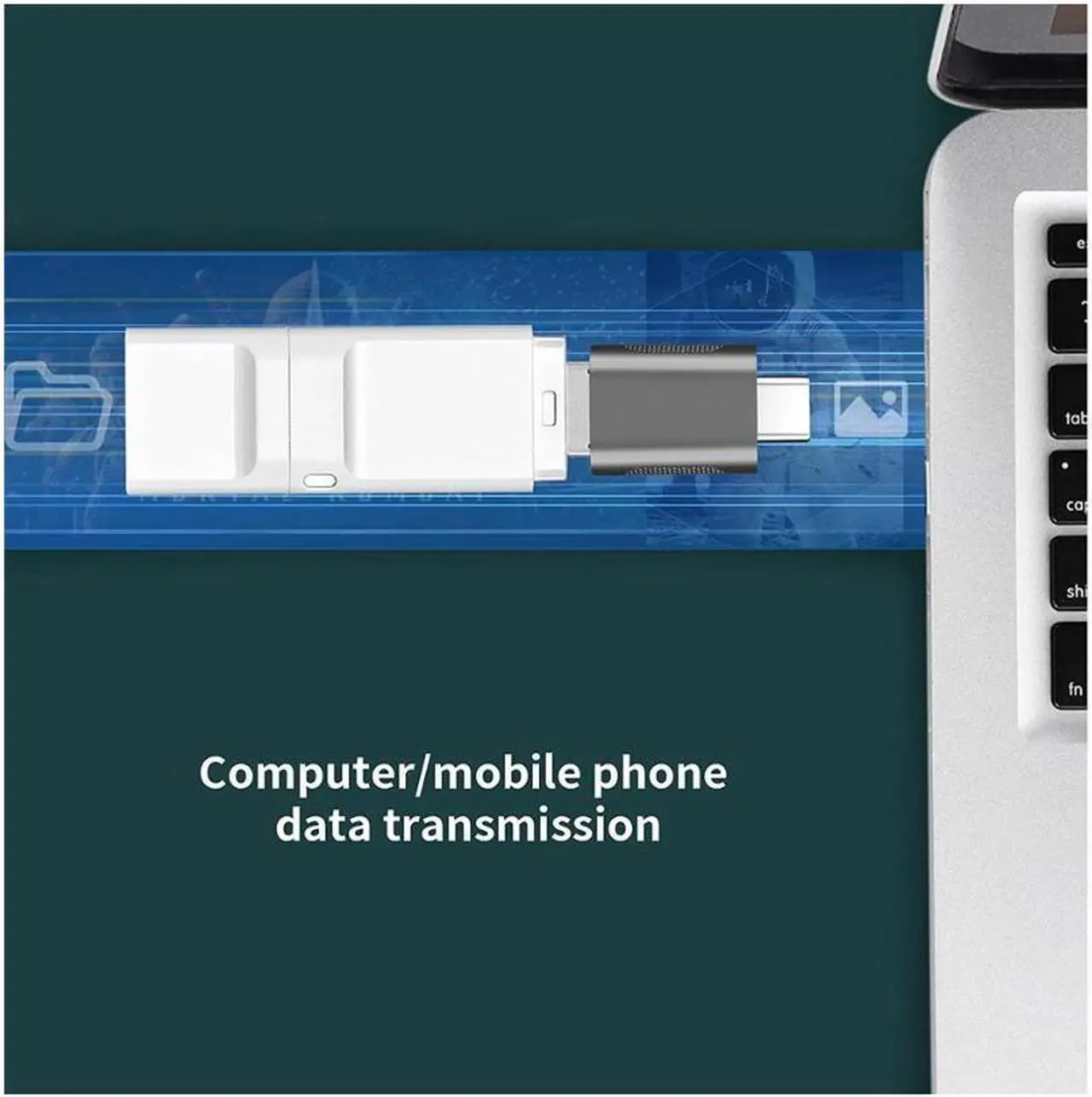 Alt view image 3 of 4 - USB C Adapter, USB A to USB C, Compatible with MacBook Air 2020 MacBook Pro 2020/2019 Ipad pro2020 / 2018 Dell XPS 13 HP Shadow Elf 7 Alienware M15 R6, Other USB Type C Device (2 Pack)
