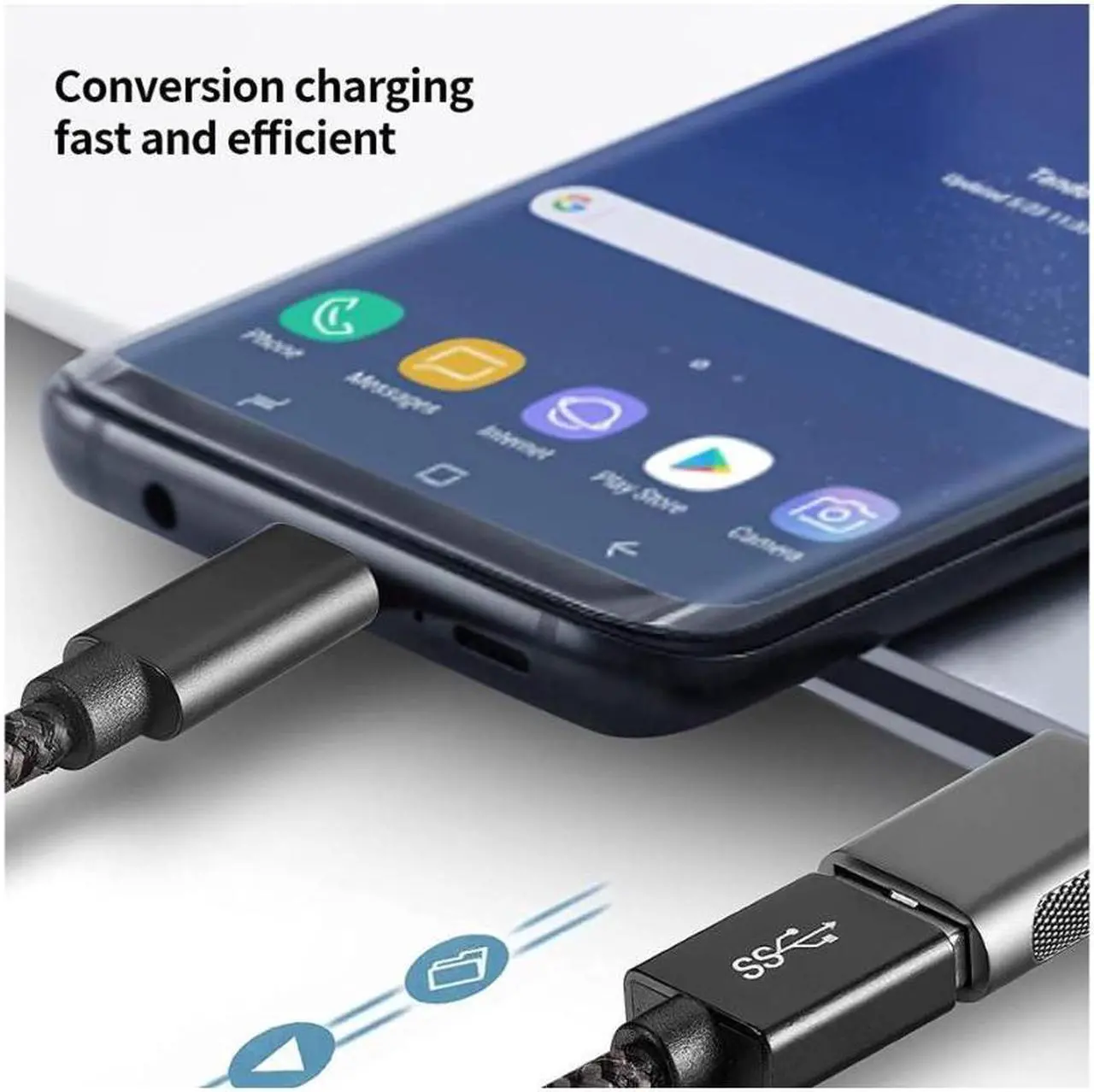 Alt view image 2 of 4 - USB C Adapter, USB A to USB C, Compatible with MacBook Air 2020 MacBook Pro 2020/2019 Ipad pro2020 / 2018 Dell XPS 13 HP Shadow Elf 7 Alienware M15 R6, Other USB Type C Device (2 Pack)