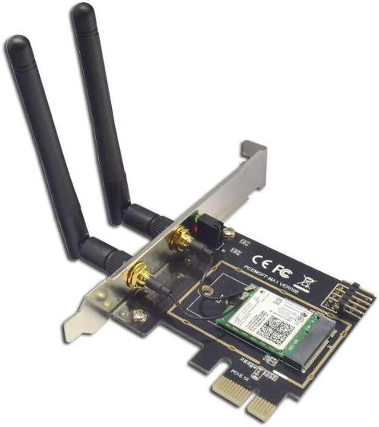 Alt view image 5 of 7 - Weastlinks M.2 NGFF Key A A+E to Mini PCI-E Wireless Adapter WiFi Bluetooth Network Card Converter PCI-Express 1X M2 NGFF Support 2230 2242