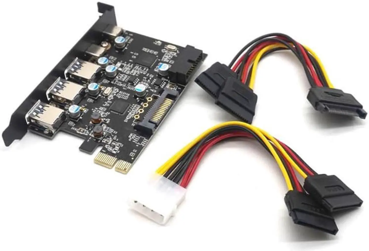 Main image of Weastlinks PCI-Express to 3 Ports USB3.0 2 Ports USB3.1 Type-C Card Internal USB 3.0 20PIN 7 Ports USB HUB PCIE to Type-c Converter Card