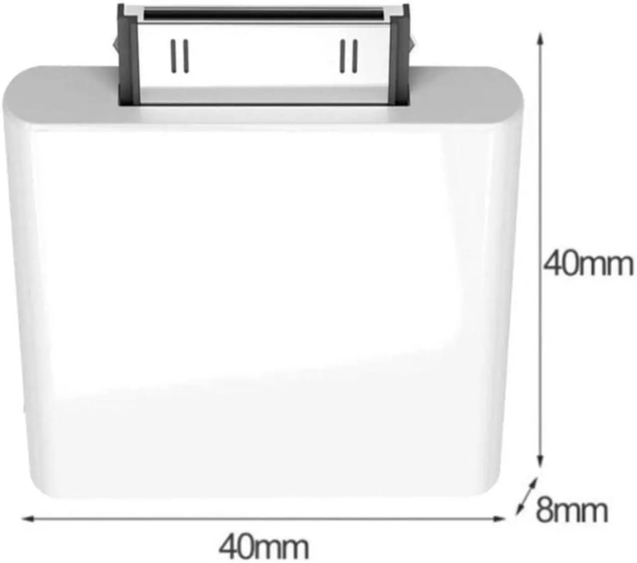 Alt view image 2 of 3 - 30 Pin Bluetooth 4.0 Audio Transmitter For Ipod Mini Ipod Classic Ipod Nano Touch (White)