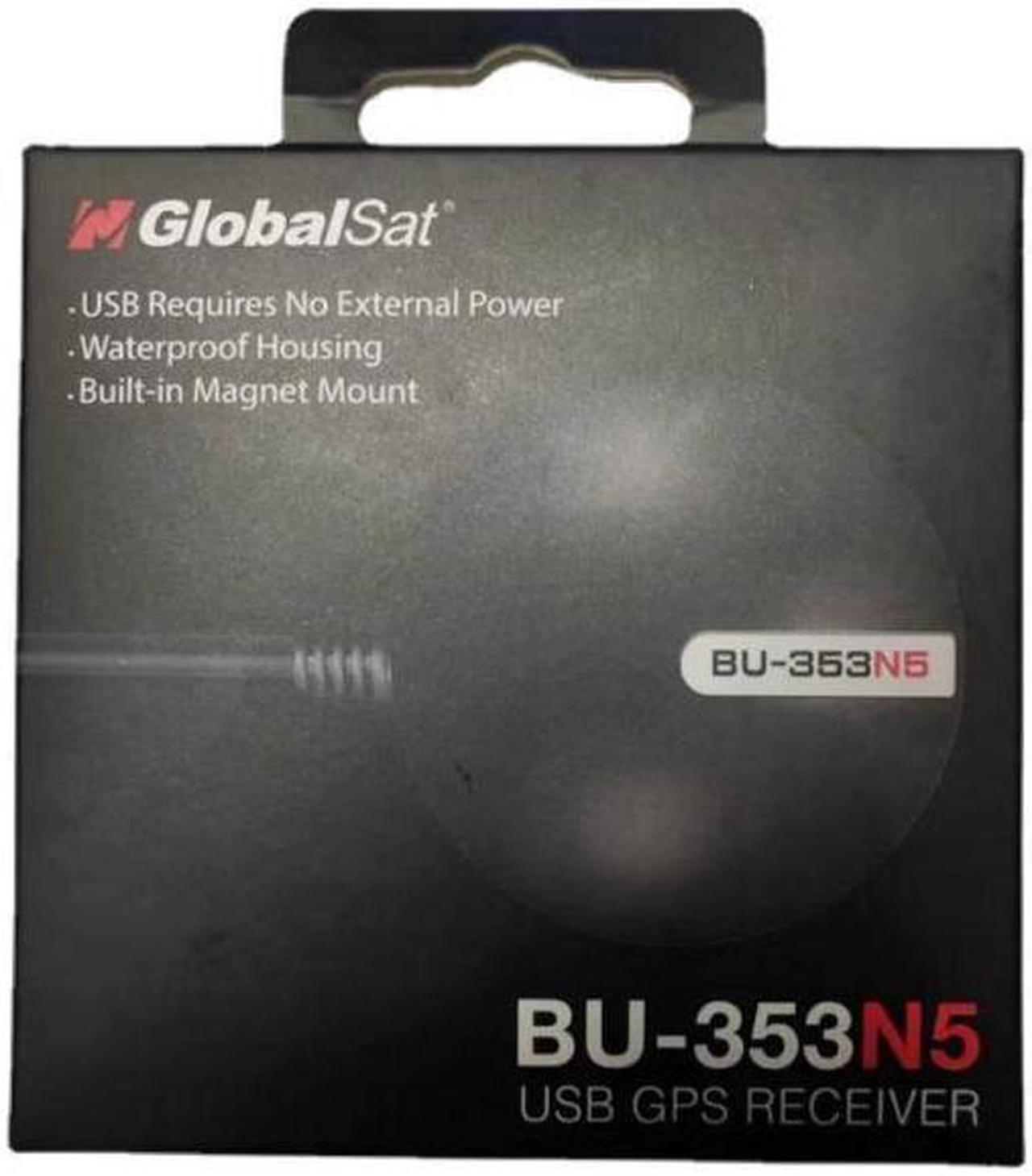 GlobalSat BU-353-N5 USB GPS Receiver - upgraded version of BU-353-S4