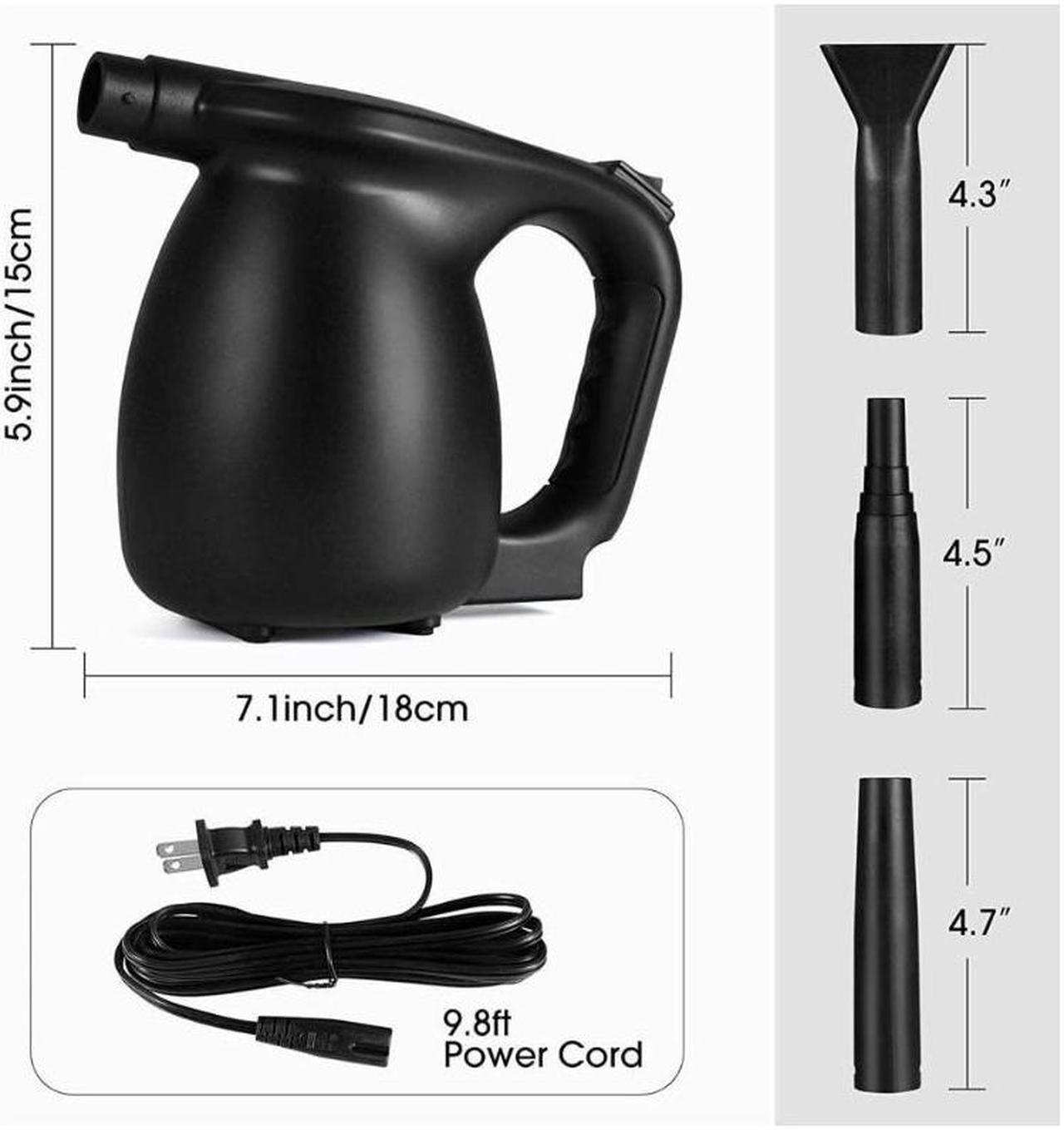 Alt view image 7 of 7 - Air Blower for Computer - Electric Air Duster, CORN 600W High Power Portable Compressed Air Duster Cans for Laptop, PC,Computer, Car, Hairs, Crumbs, Scraps Cleaner
